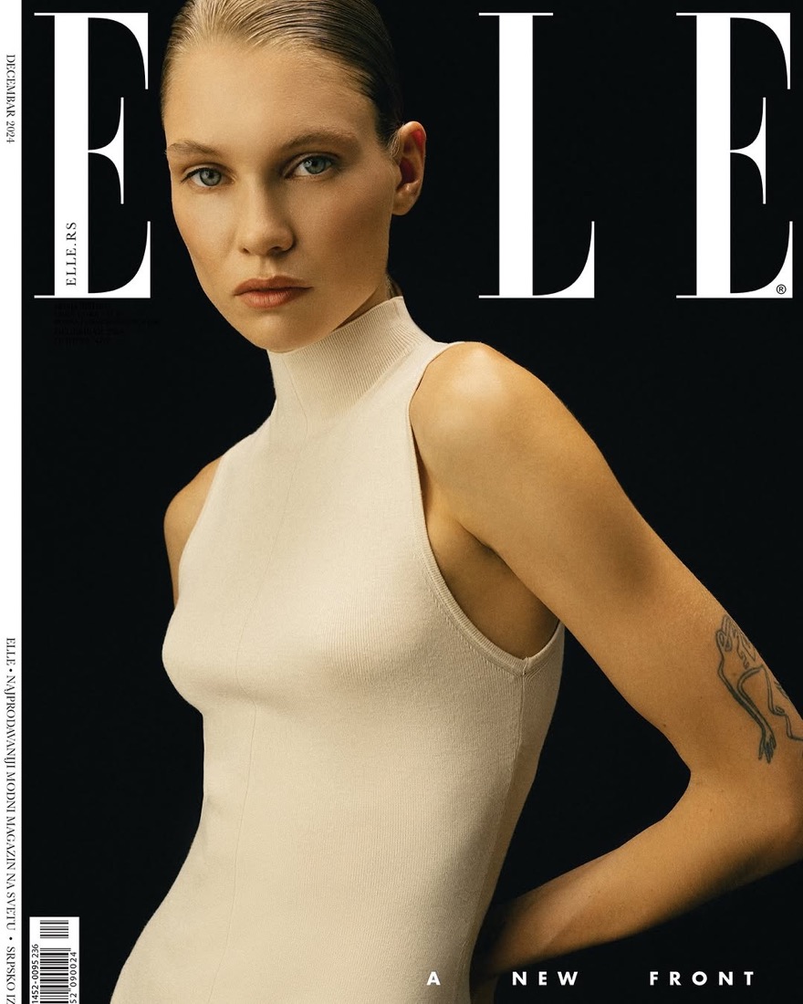 Обложка ELLE, снятая в фотостудии Dvenadzat'